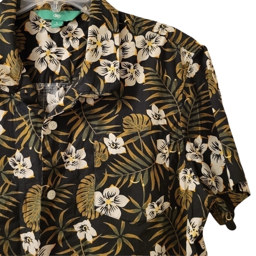 Dip 100% Cotton Tropical Floral Hawaiian Shirt - Picture 3 of 10